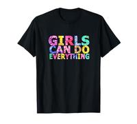 Girls Can Do Everything Message positif amusant GRL POWER T-Shirt