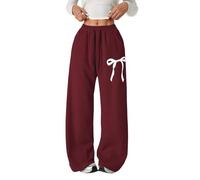 Girls Cute Sweatpants Baby Girls Bow High Waisted Baggy Athletic Joggers with Pockets Children Oversized Drawstring Straight Leg Jogging Pants Toddler Casual Tracksuit Bottoms
