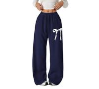 Girls Cute Sweatpants Baby Girls Bow High Waisted Baggy Athletic Joggers with Pockets Children Oversized Drawstring Straight Leg Jogging Pants Toddler Casual Tracksuit Bottoms