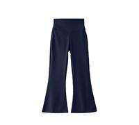 Girls Flared Leggings Elasticated High Waist Bootcut Yoga Pants with Pockets Kids Tights Stretchy Slim Fit Bell Bottom Trousers Lightweight Solid Color School Perform Leggings for Dance Gym Latin