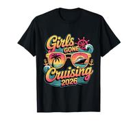 Girls Gone Cruising 2026 Femmes Croisière Vacances Voyage T-Shirt