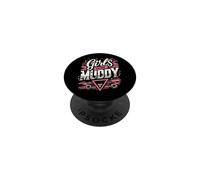 Girls Gone Muddy Mud Run Princess PopSockets PopGrip Adhésif