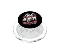 Girls Gone Muddy Mud Run Princess PopSockets PopGrip pour MagSafe