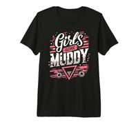 Girls Gone Muddy Mud Run Princess T-Shirt Haut de Gamme
