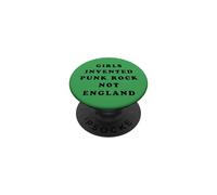 Girls Invented Punk Rock Not England - Green PopSockets PopGrip Adhésif