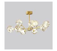 Girls Jewelry Lampe de plafond Lampes suspendues Lustres, plafonniers Lampe de plafond pour cuisine, salon, chambre à coucher, 9 coups de lumière tricolore (couleur : Allcopper18shots, dimensions