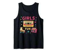 Girls Just Wanna Have Fun Classique 80s Party Throwback Retro Débardeur