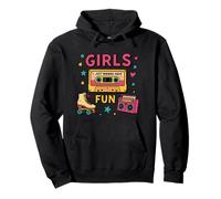 Girls Just Wanna Have Fun Classique 80s Party Throwback Retro Sweat à Capuche