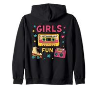 Girls Just Wanna Have Fun Classique 80s Party Throwback Retro Sweat à Capuche