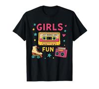 Girls Just Wanna Have Fun Classique 80s Party Throwback Retro T-Shirt