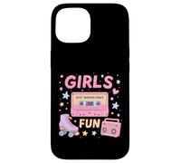 Girls Just Wanna Have Fun Design rétro Coque pour iPhone 15