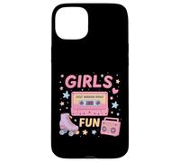 Girls Just Wanna Have Fun Design rétro Coque pour iPhone 15 Plus