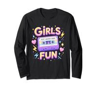 Girls Just Wanna Have Fun Motif souvenir vintage des années 80 Manche Longue