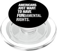 Girls Just Want to Have Fundamental Human Rights I'm Big Fan PopSockets PopGrip pour MagSafe