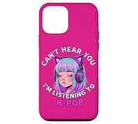 Girls Korean Pop Shirt Can't Hear You I'm Listening to Kpop Coque pour iPhone 12 Mini