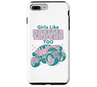 Girls Like Monster Trucks Too - Womens Girly Monster Truck Coque pour iPhone 7 Plus/8 Plus