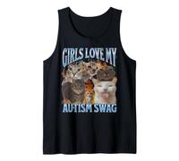 Girls Love My Autism Swag Chat Meme Bootleg Graphique Débardeur