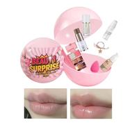 Girls Makeup Kit - Ribbon Christmas Ball Design Cosmetic Set | Christmas Makeup Sets For Women, Teens, Ladies, Mothers, Grandmas, Girlfriends, Birthday, Stage Performance, Holiday Party, Travel,