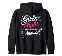 Girls Night I 'LL Bring The Attitude Sassy Cocktail Party Sweat à Capuche