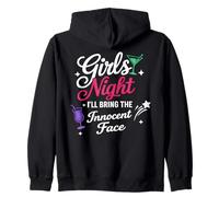 Girls Night I 'LL Bring The Innocent Face Sarcastic Party Sweat à Capuche