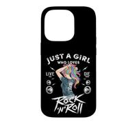 Girls Rock and Roll Music Graphic Novelty Tee & Cool Designs Coque pour iPhone 14 Pro