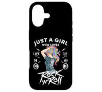 Girls Rock and Roll Music Graphic Novelty Tee & Cool Designs Coque pour iPhone 17