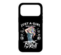 Girls Rock and Roll Music Graphic Novelty Tee & Cool Designs Coque pour iPhone 17 Pro Max