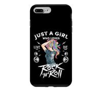 Girls Rock and Roll Music Graphic Novelty Tee & Cool Designs Coque pour iPhone 7 Plus/8 Plus