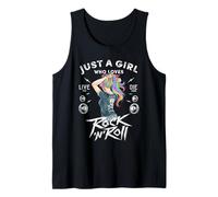 Girls Rock and Roll Music Graphic Novelty Tee & Cool Designs Débardeur