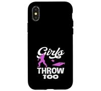 Girls Throw Too Cornhole Lover Déclaration Amusante Coque pour iPhone X/XS