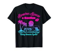 Girls Trip 2025 Floride Jamaïque Hawaï Plages Booze Besties T-Shirt