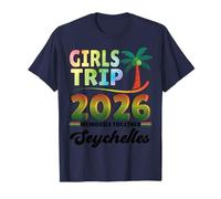 Girls Trip 2026 Souvenirs Ensemble Vacances d'été Seychelles T-Shirt