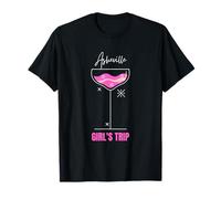 Girls Trip Beach Drink Asheville Caroline du Nord T-Shirt
