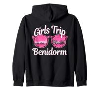 Girls Trip Benidorm Espagne Bachelorette Women Trip Sweat à Capuche