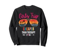 Girls Trip Cheaper Than a Therapy 2026 Hawaii Girls Weekend Sweatshirt