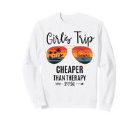 Girls Trip Cheaper Than a Therapy 2026 Hawaii Group Matching Sweatshirt