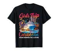 Girls Trip Cruise Caribbean 2026 Cruise Squad Vacation Party T-Shirt