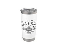 Girls Trip Finlande 2026 | Vacances de voyage pour filles Gobelet isotherme en acier inoxydable double paroi