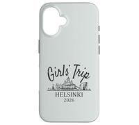 Girls Trip Helsinki Finlande 2026 | Vacances de Voyage pour Filles Coque pour iPhone 16