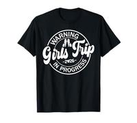Girls Trip in Progress 2026 Warning Funny Vacation Matching T-Shirt