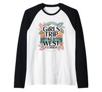 Girls Trip Key West Femmes Filles Besties Florida Vacay Manche Raglan