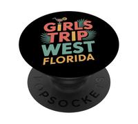 Girls Trip Key West Femmes Filles Besties Florida Vacay PopSockets PopGrip Adhésif