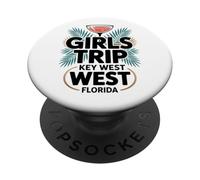 Girls Trip Key West Femmes Filles Besties Florida Vacay PopSockets PopGrip Adhésif
