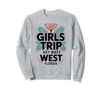 Girls Trip Key West Femmes Filles Besties Florida Vacay Sweatshirt