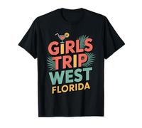 Girls Trip Key West Femmes Filles Besties Florida Vacay T-Shirt