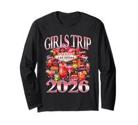 Girls Trip Las Vegas 2026 Vacation Party Friends Squad Manche Longue