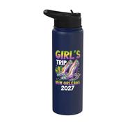 Girls Trip New Orleans 2027 Mardi Gras Stainless Steel Insulated Water Bottle