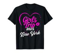 Girls Trip New York 2025 Chemise pour Femme Weekend Birthday Squad T-Shirt