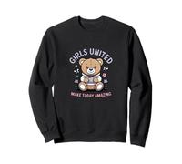 Girls United crée Aujourd'hui Un Magnifique Ours Mignon Sweatshirt