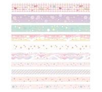 Girls Washi Tape 10 Pcs/Set Kawaii Ruban Adhésif Décoratif Rose Rose World Ruban De Masquage DIY Scrapbooking Papeterie Sticker